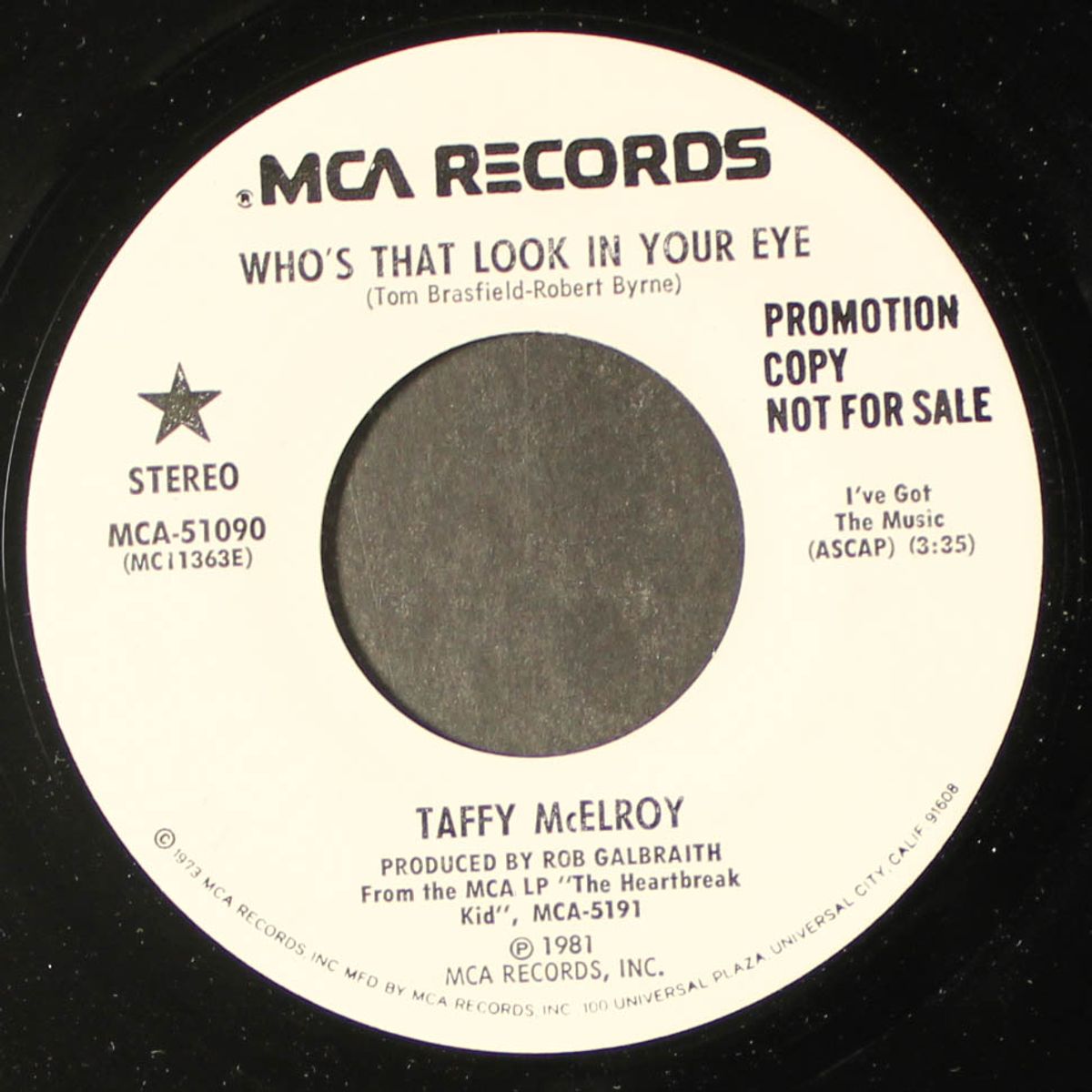 who's that look in your eye / mono by TAFFY MCELROY