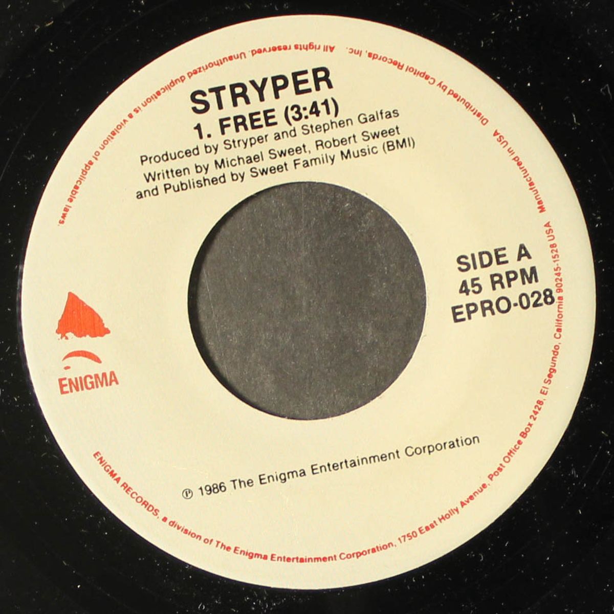 free by STRYPER