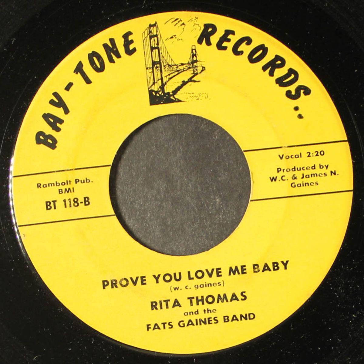 prove you love me baby / take care of my heart by RITA THOMAS