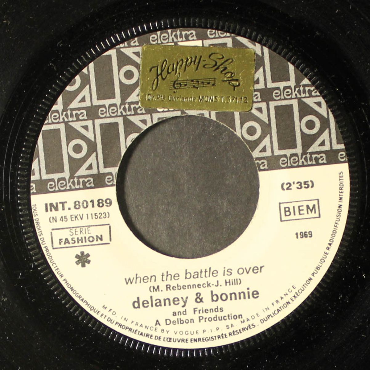 when the battle is over / get ourselves together by DELANEY & BONNIE