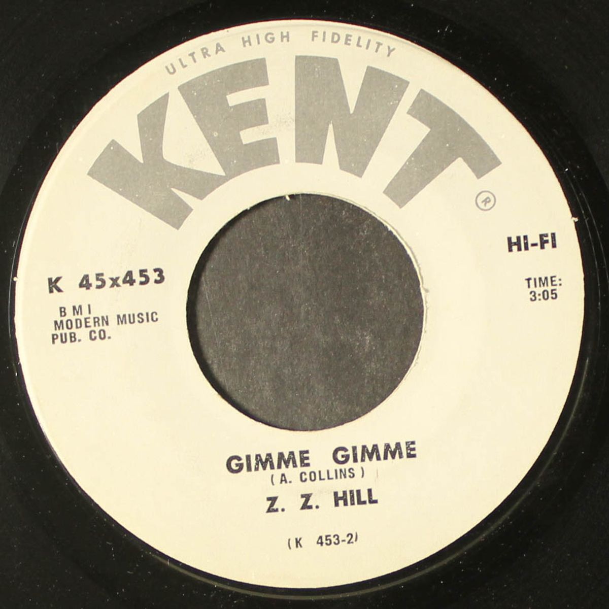 gimme gimme / you can't hide a heartache by Z.Z. HILL