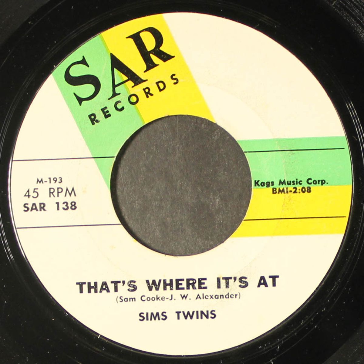 that's where it's at / movin' and a'grovin' by SIMS TWINS