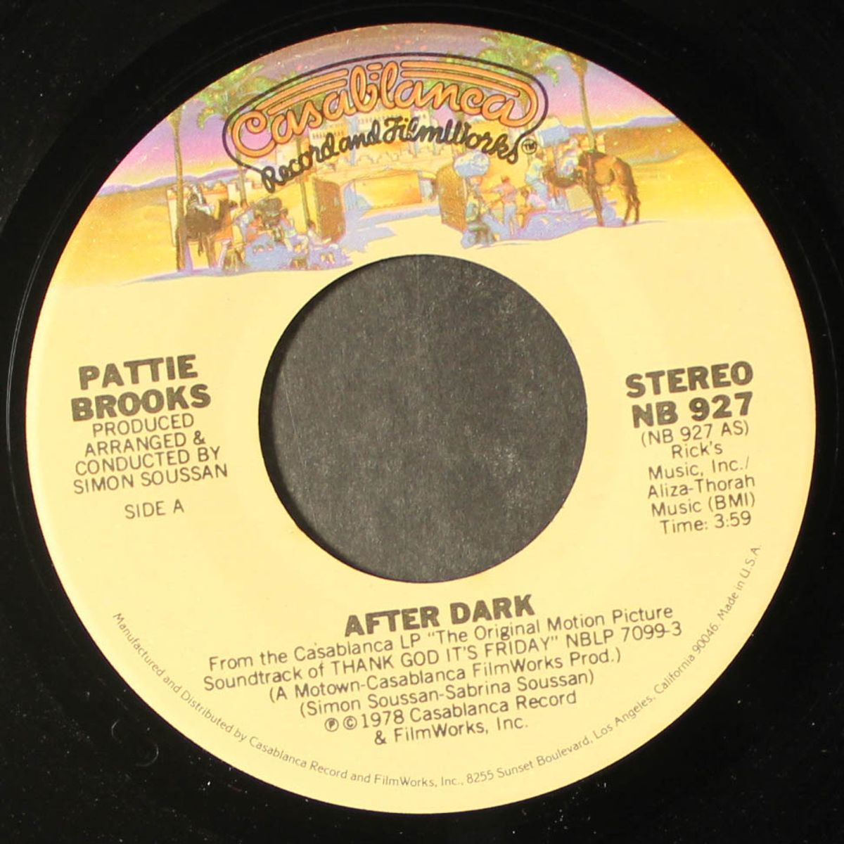 after dark / heartbreak in disguise by PATTIE BROOKS
