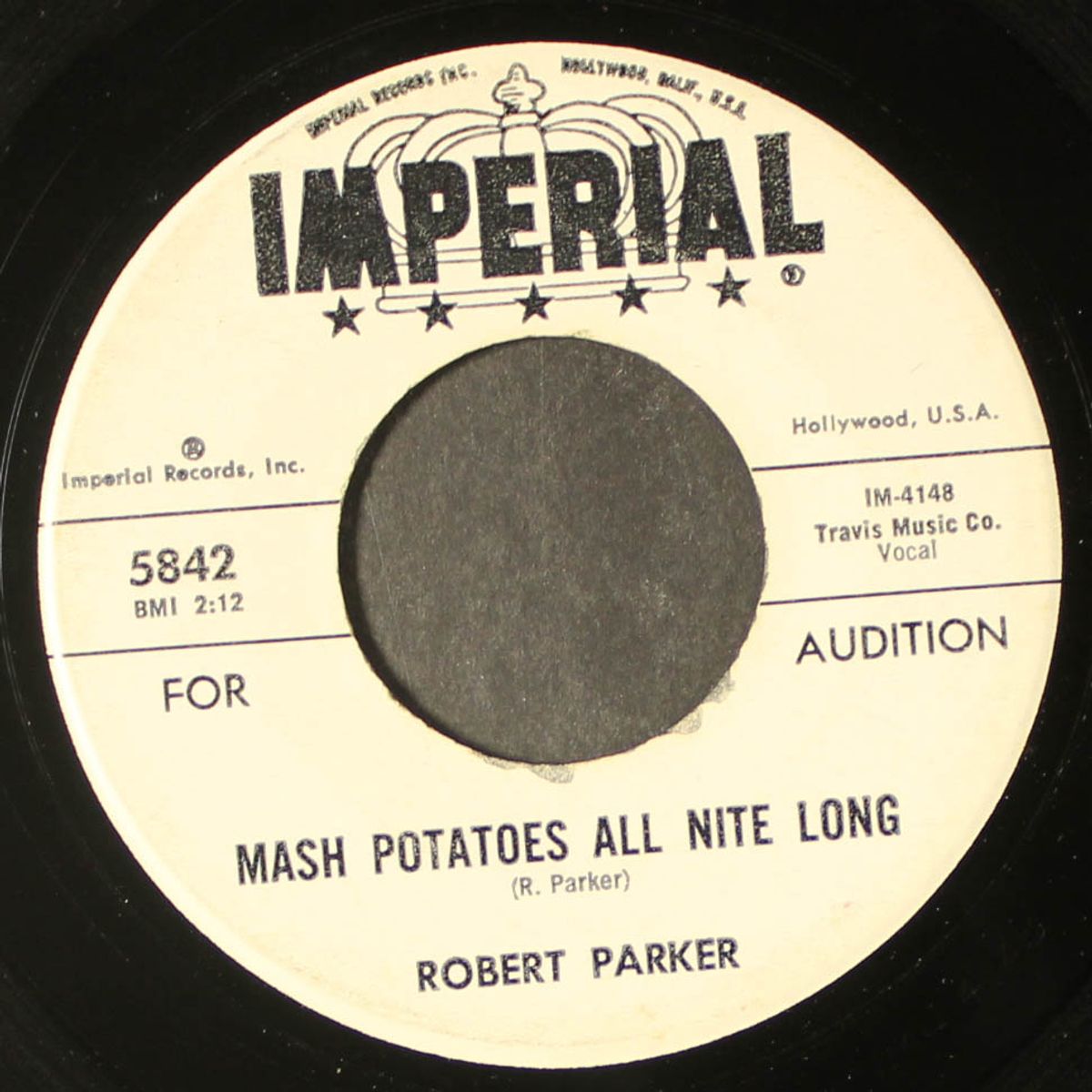 twistin' out in space / mashed potatoes all night long by ROBERT PARKER