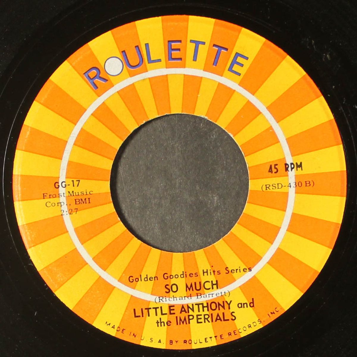 the diary / so much by LITTLE ANTHONY & IMPERIALS