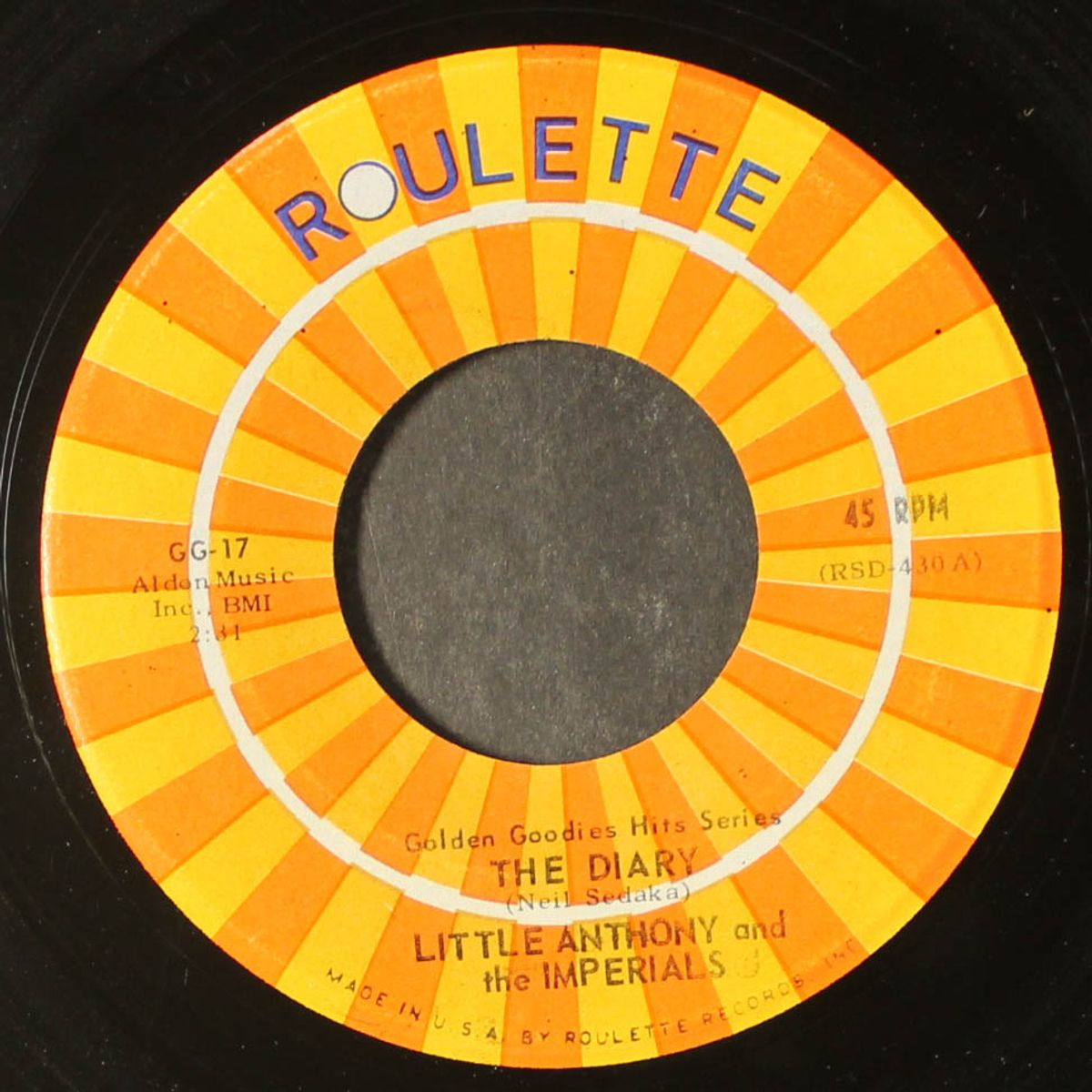 the diary / so much by LITTLE ANTHONY & IMPERIALS