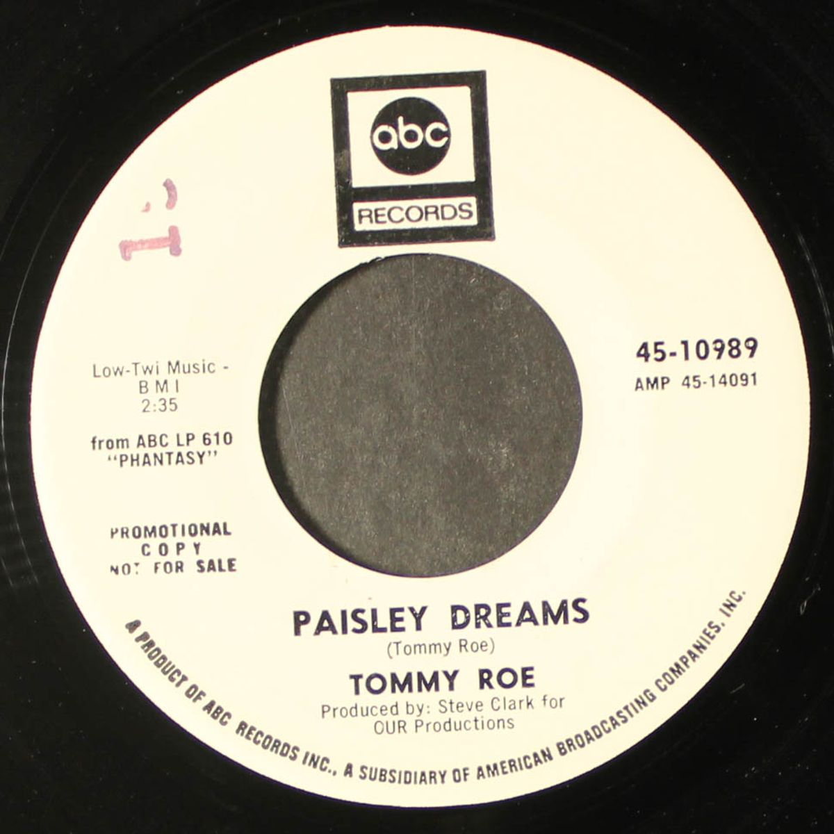 paisley dreams / melancholy mood by TOMMY ROE