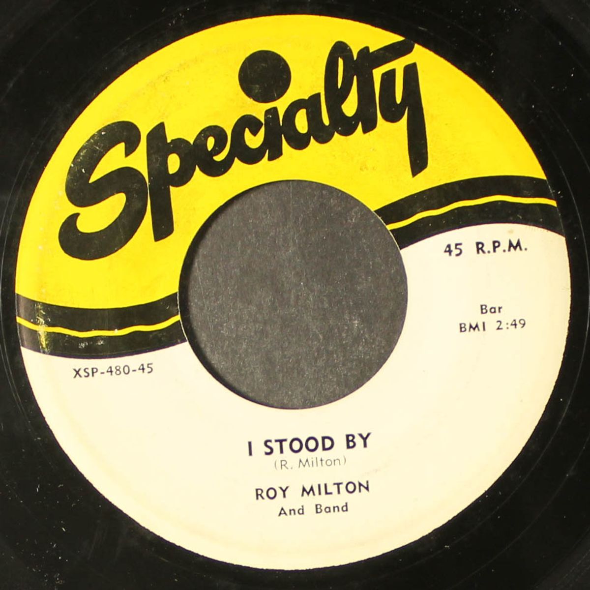 baby, you don't know / i stood by by ROY MILTON