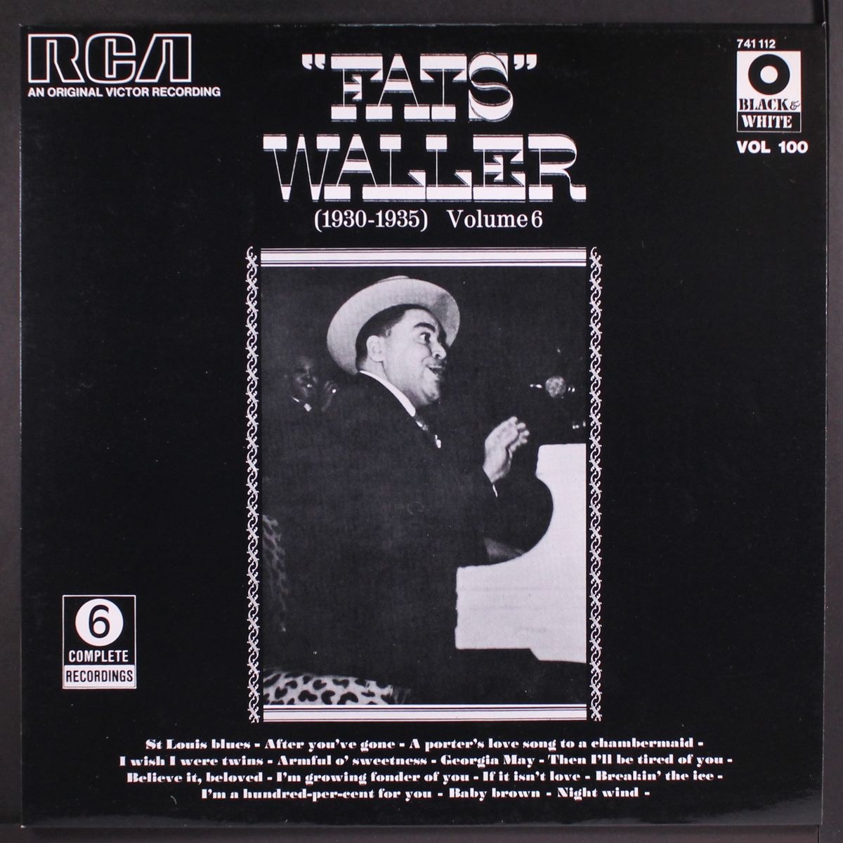 complete recordings, vol. 6 by FATS WALLER