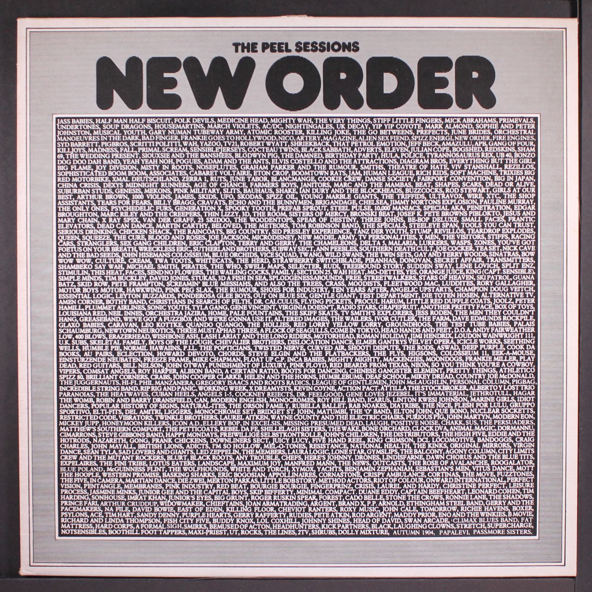 the peel sessions by NEW ORDER