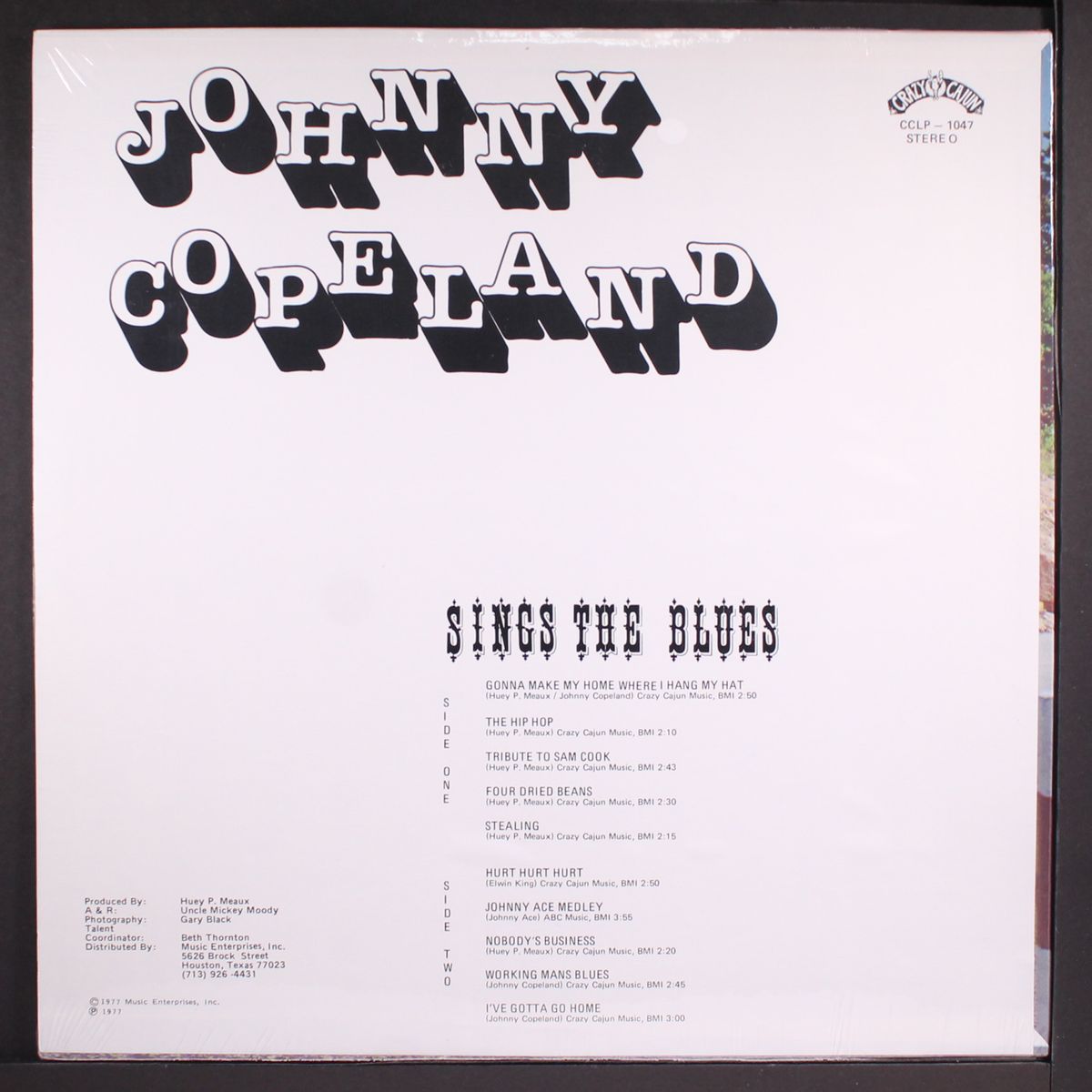 sings the blues by JOHNNY COPELAND