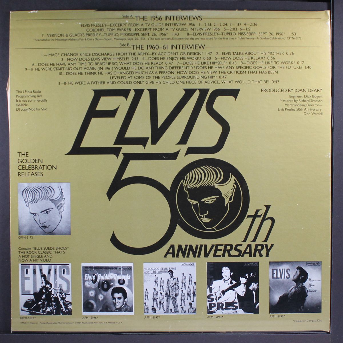 interview record, an audio self portrait by ELVIS PRESLEY