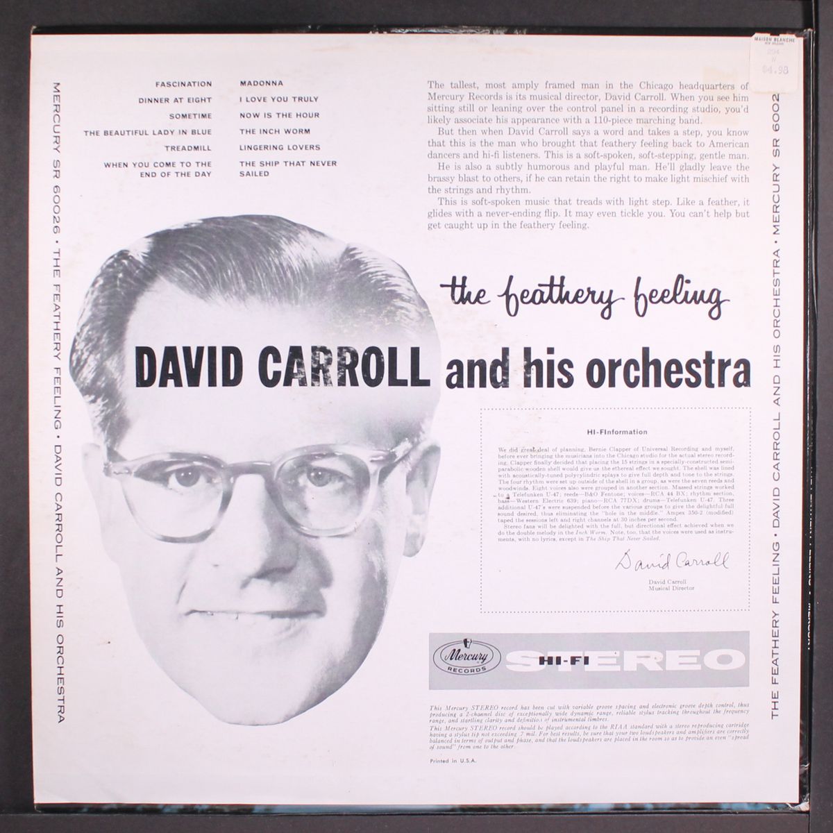 the feathery feeling by DAVID CARROLL