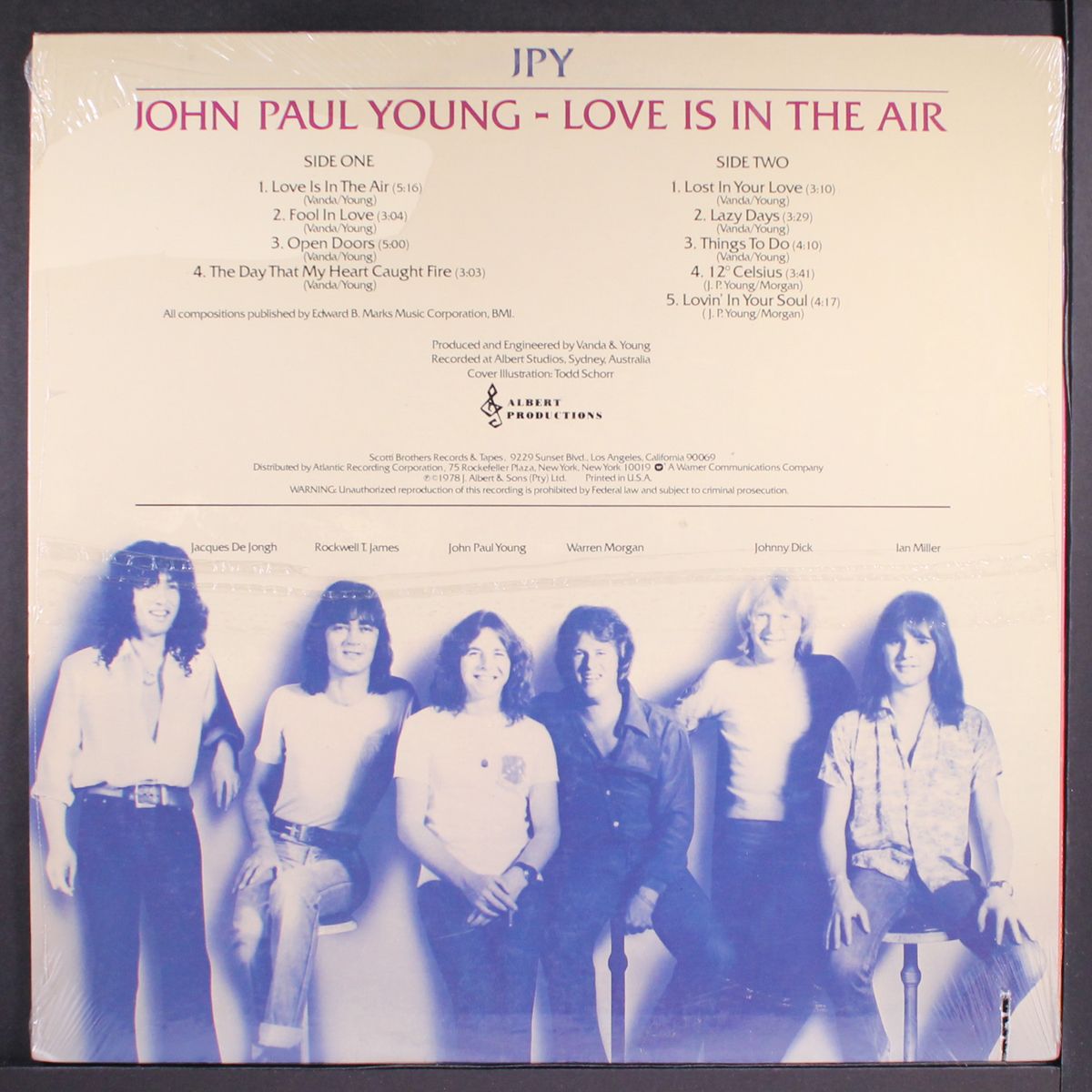 love is in the air by JOHN PAUL YOUNG