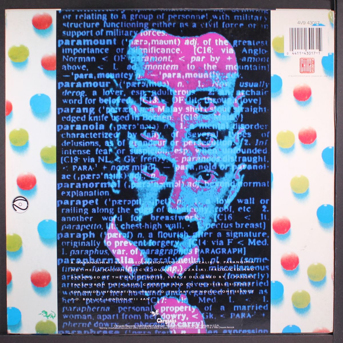 paranoimia by ART OF NOISE W/ MAX HEADROOM