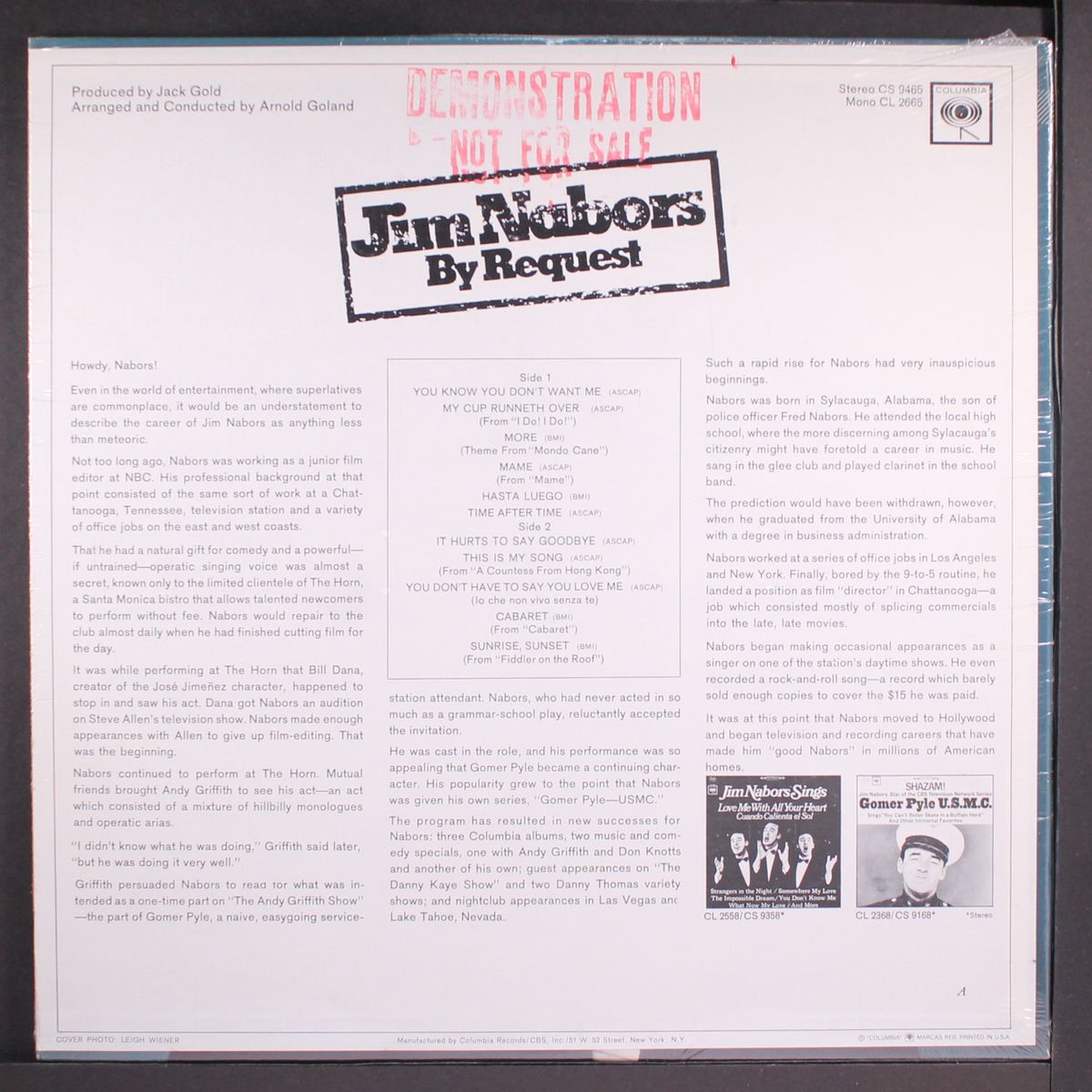 by request by JIM NABORS