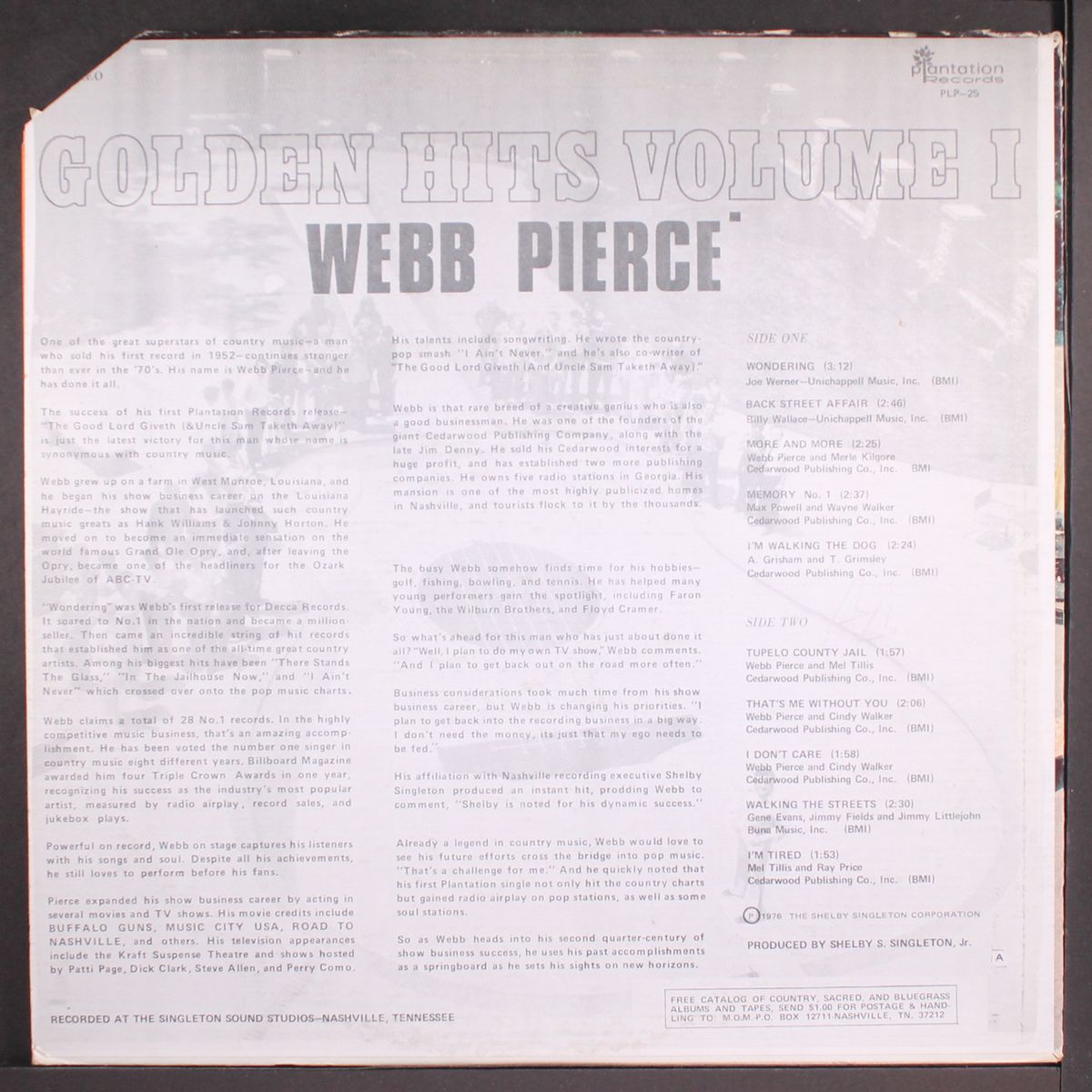 golden hits, vol. 1 by WEBB PIERCE