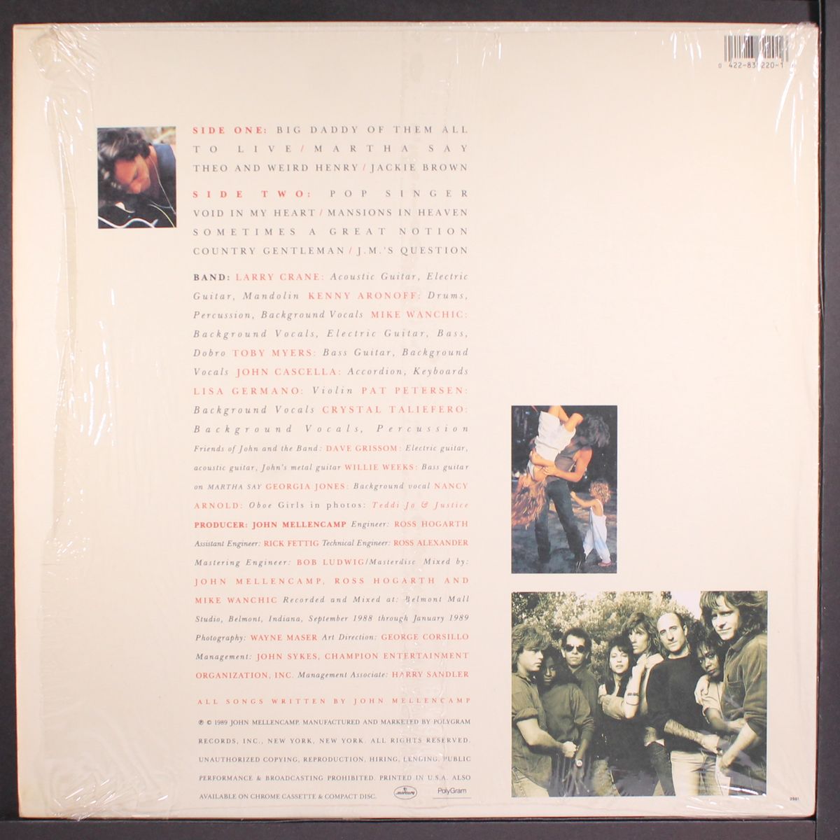 big daddy by JOHN COUGAR MELLENCAMP