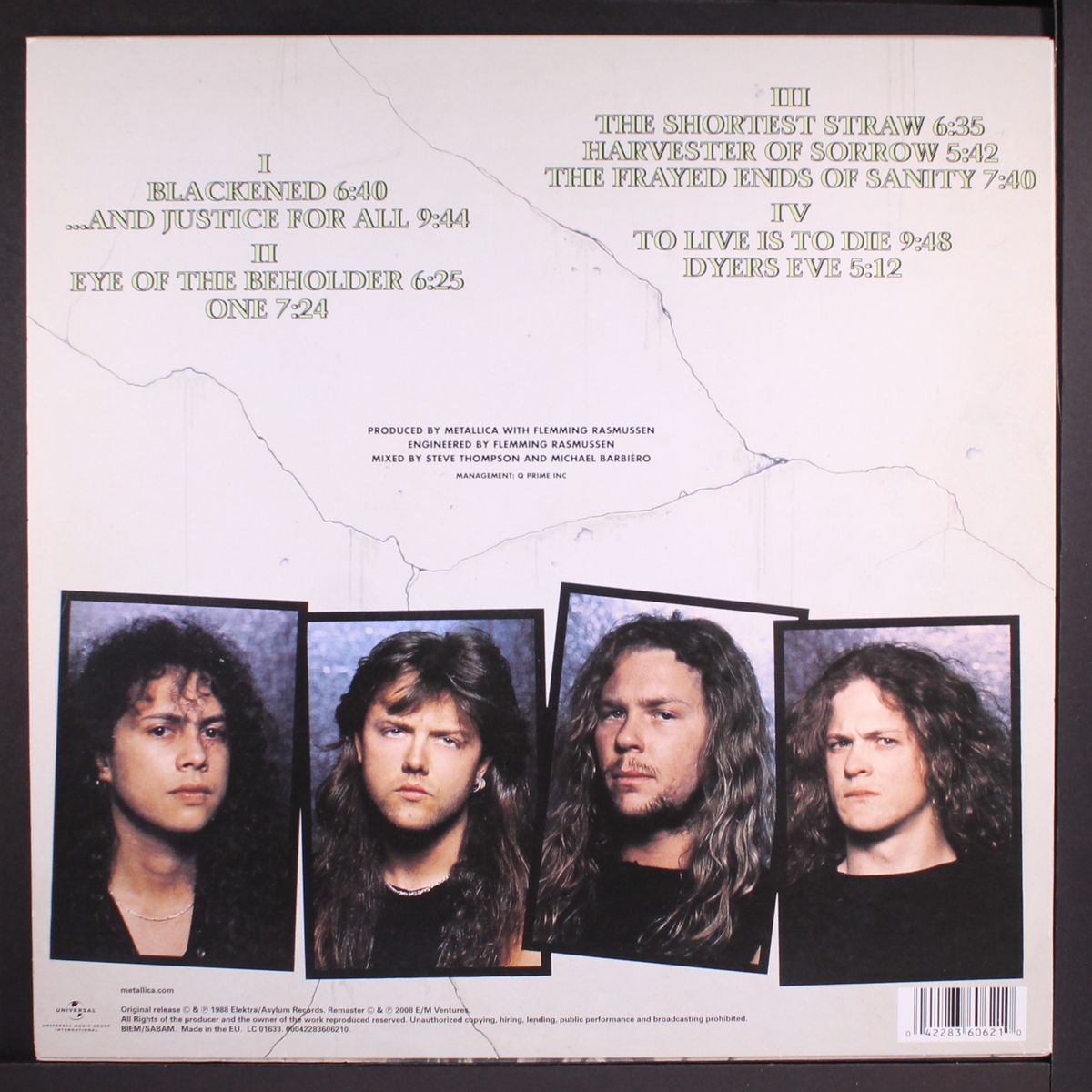 ...and justice for all by METALLICA