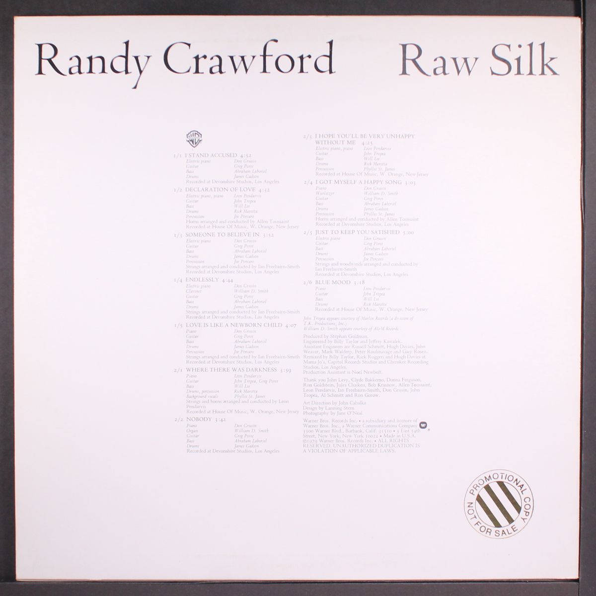 raw silk by RANDY CRAWFORD