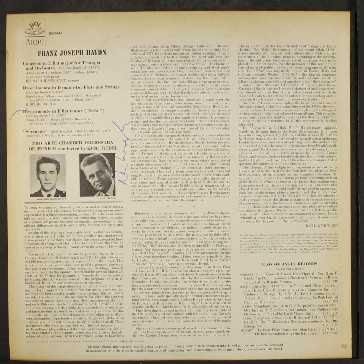 haydn: trumpet concerto by KURT REDEL