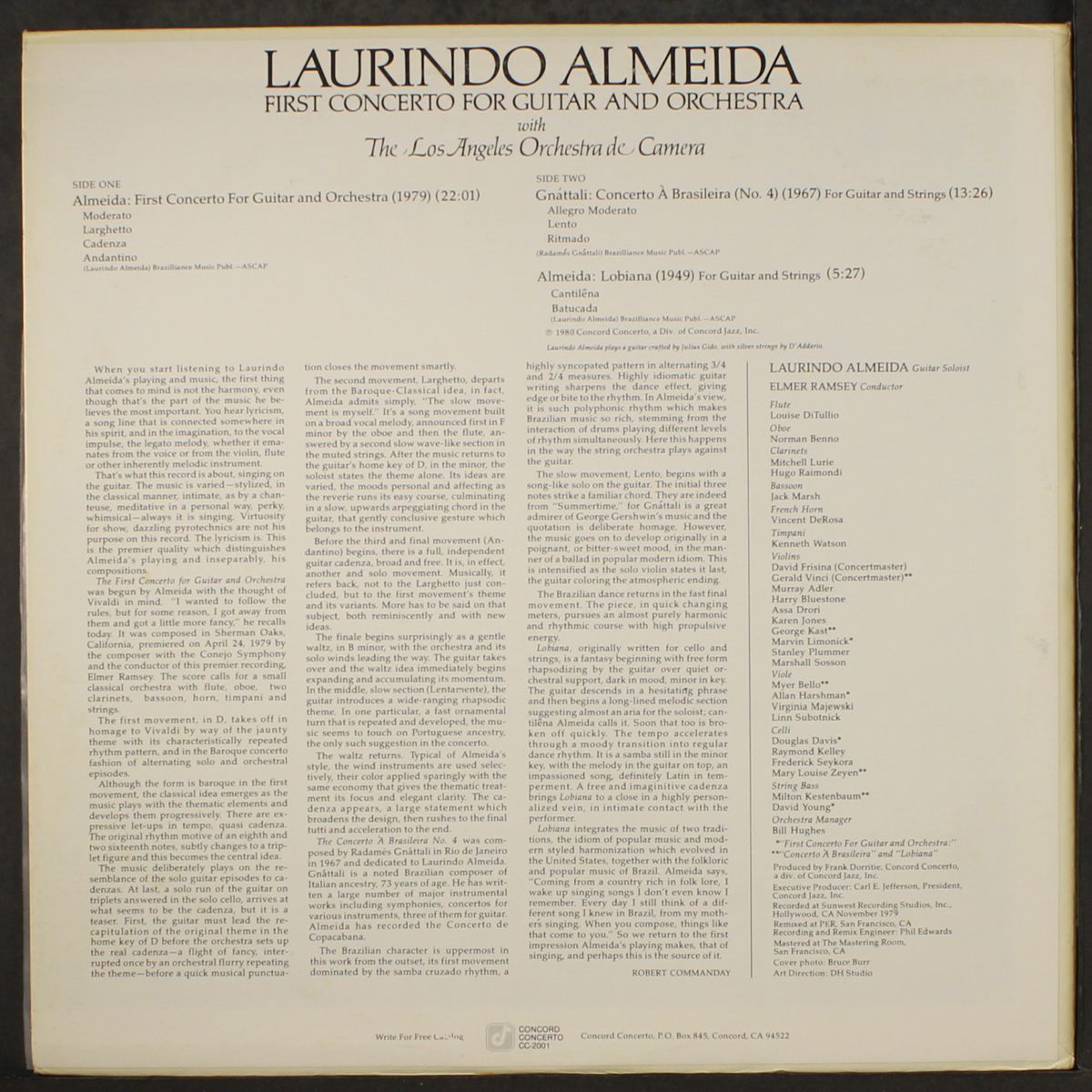 first concerto for guitar & orchestra by LAURINDO ALMEIDA