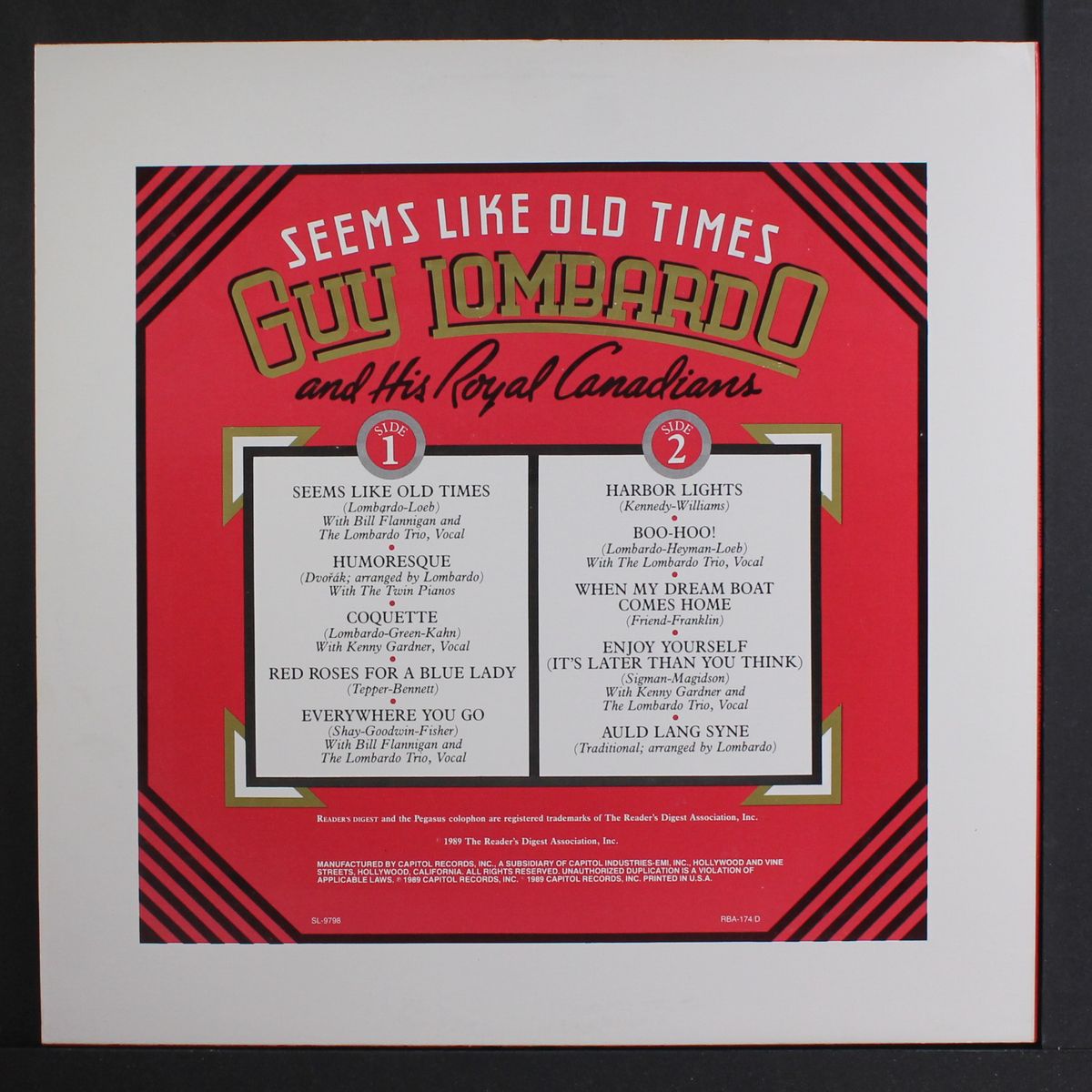 seems like old times by GUY LOMBARDO