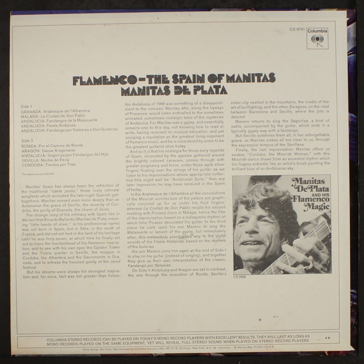 flamenco . . . the spain of manitas by MANITAS DE PLATA