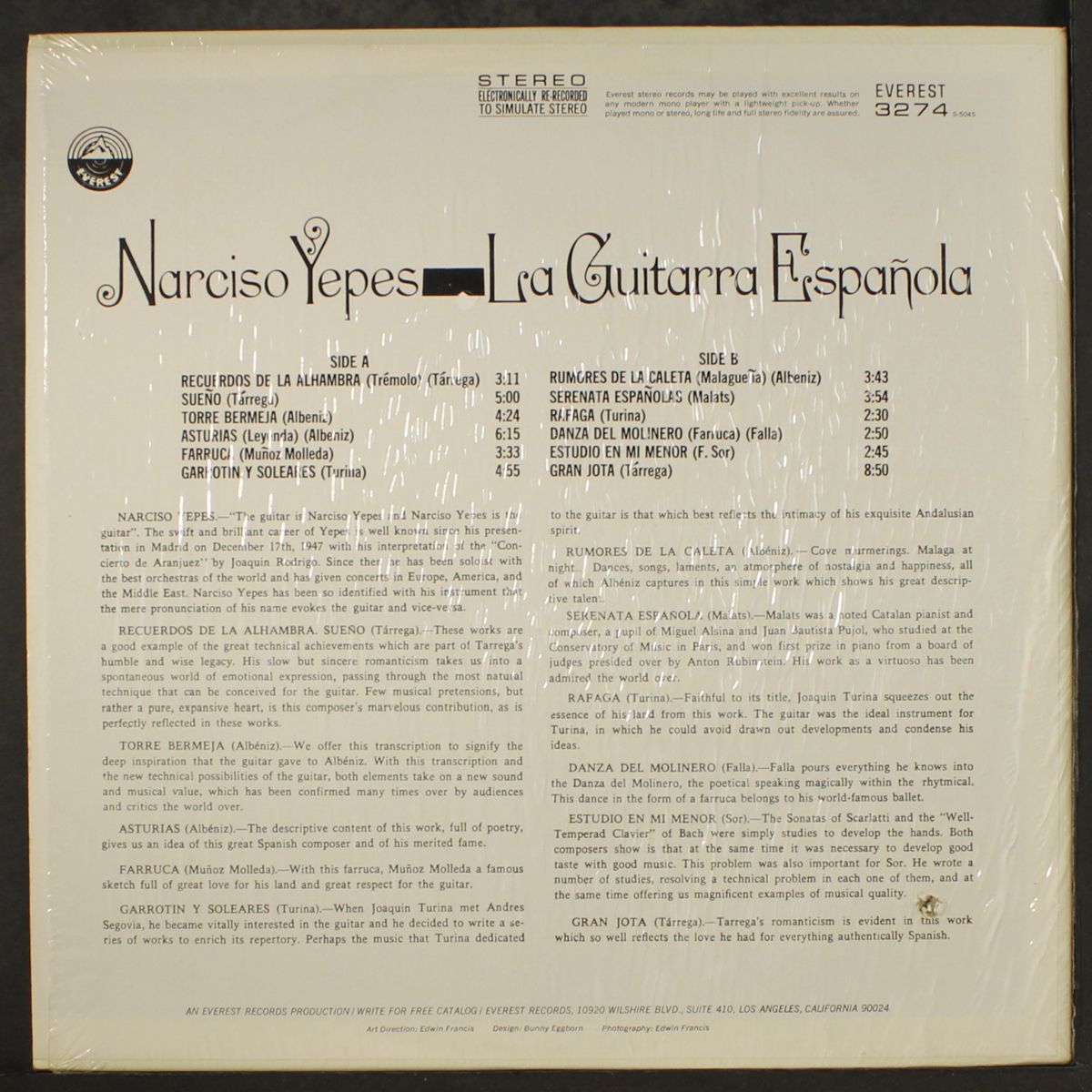 la guitarra espanola by NARCISO YEPES
