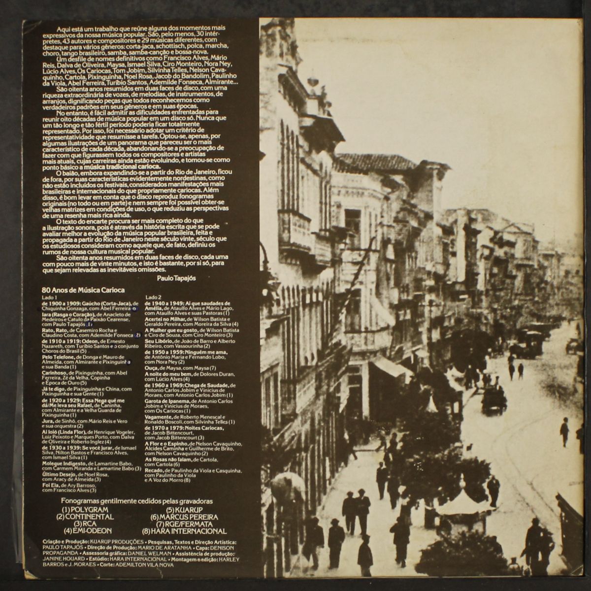 80 anos de musica carioca by VARIOUS