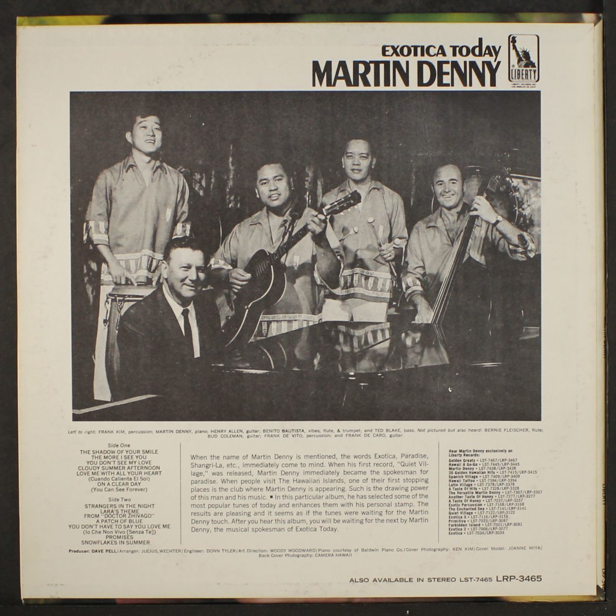 exotica today by MARTIN DENNY