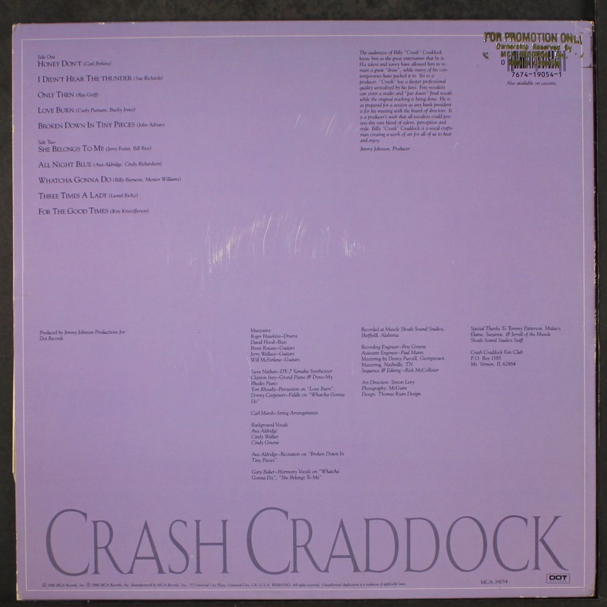 crash craddock by CRASH CRADDOCK
