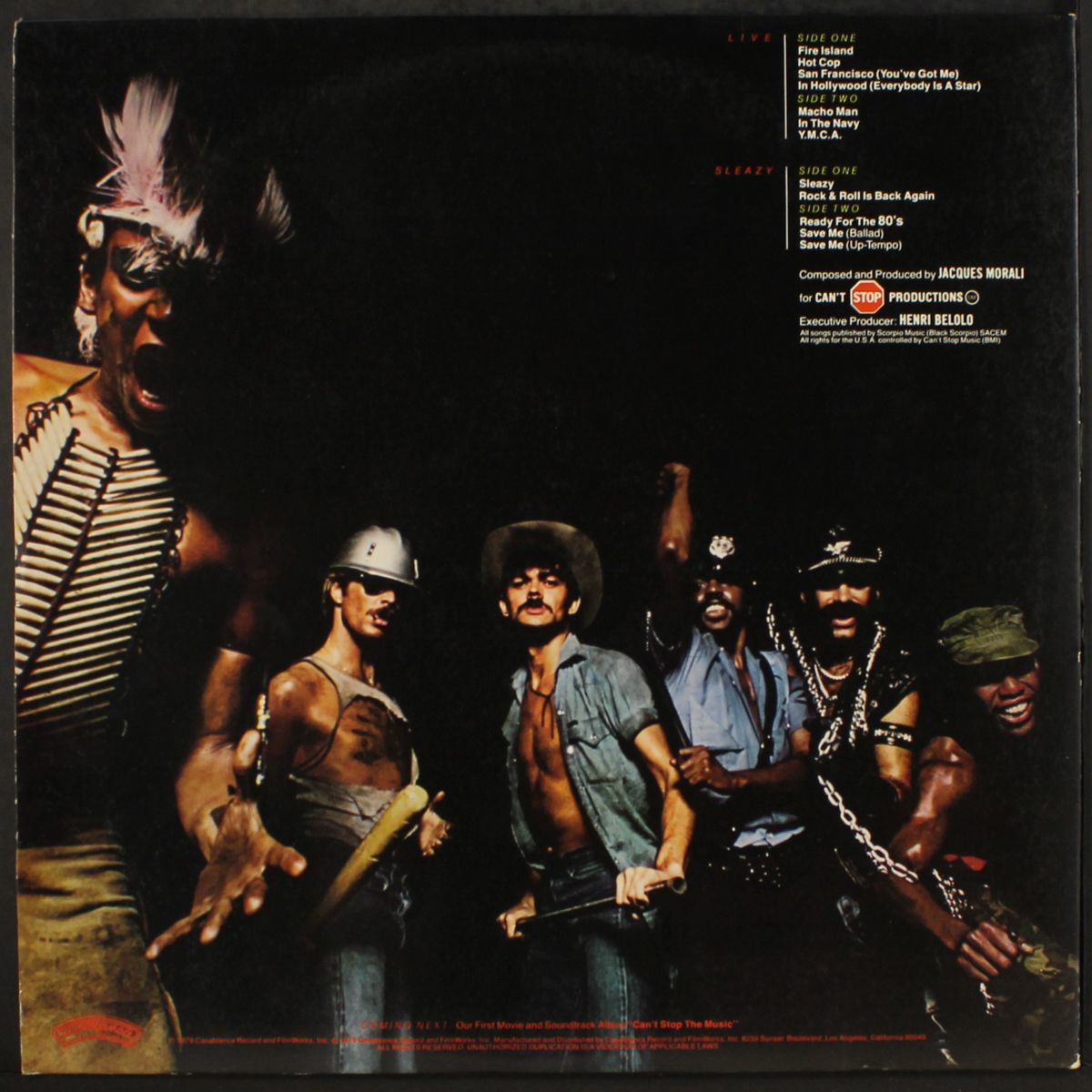 live and sleazy by VILLAGE PEOPLE