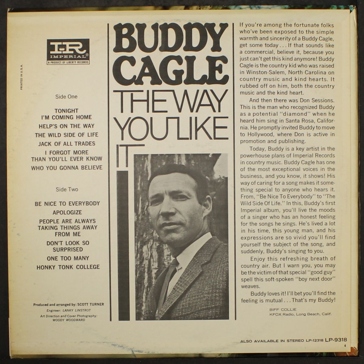 the way you like it by BUDDY CAGLE