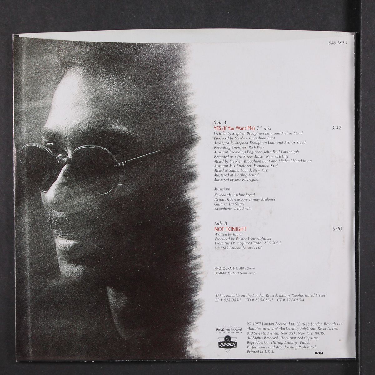 yes / not tonight by JUNIOR