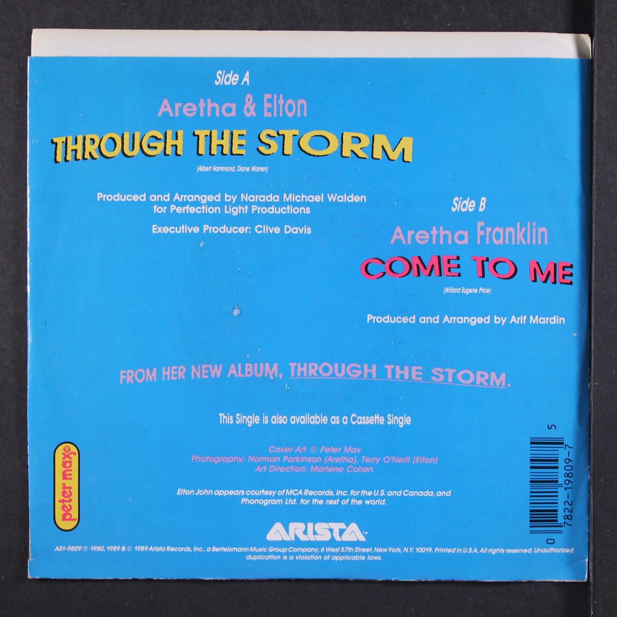 throught the storm / come to me by ARETHA FRANKLIN & ELTON JOHN