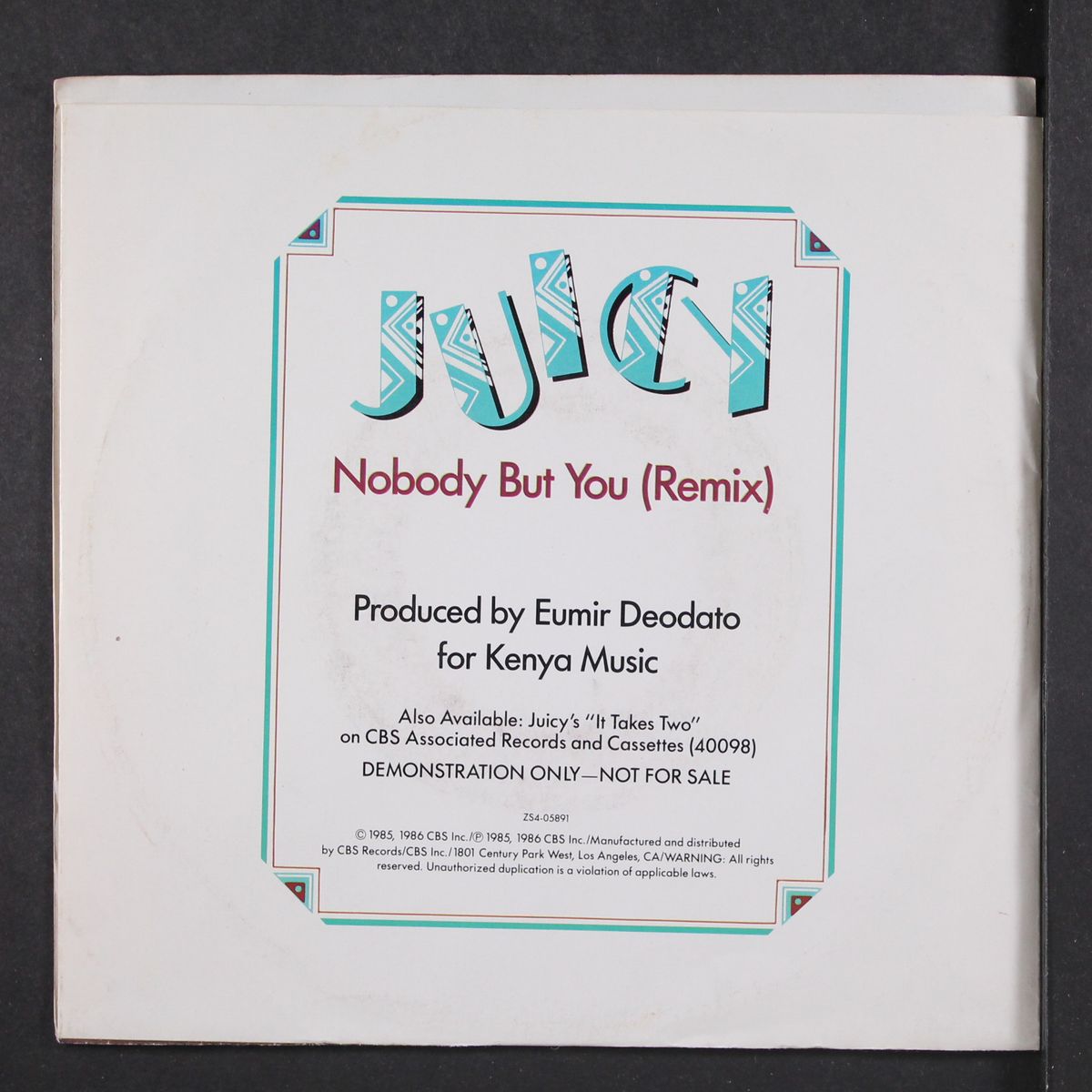 nobody but you / long by JUICY