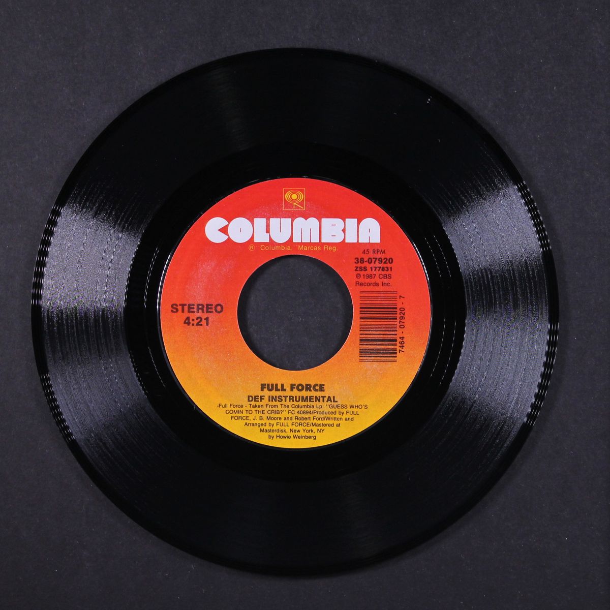 your love is so def / def instrumental by FULL FORCE