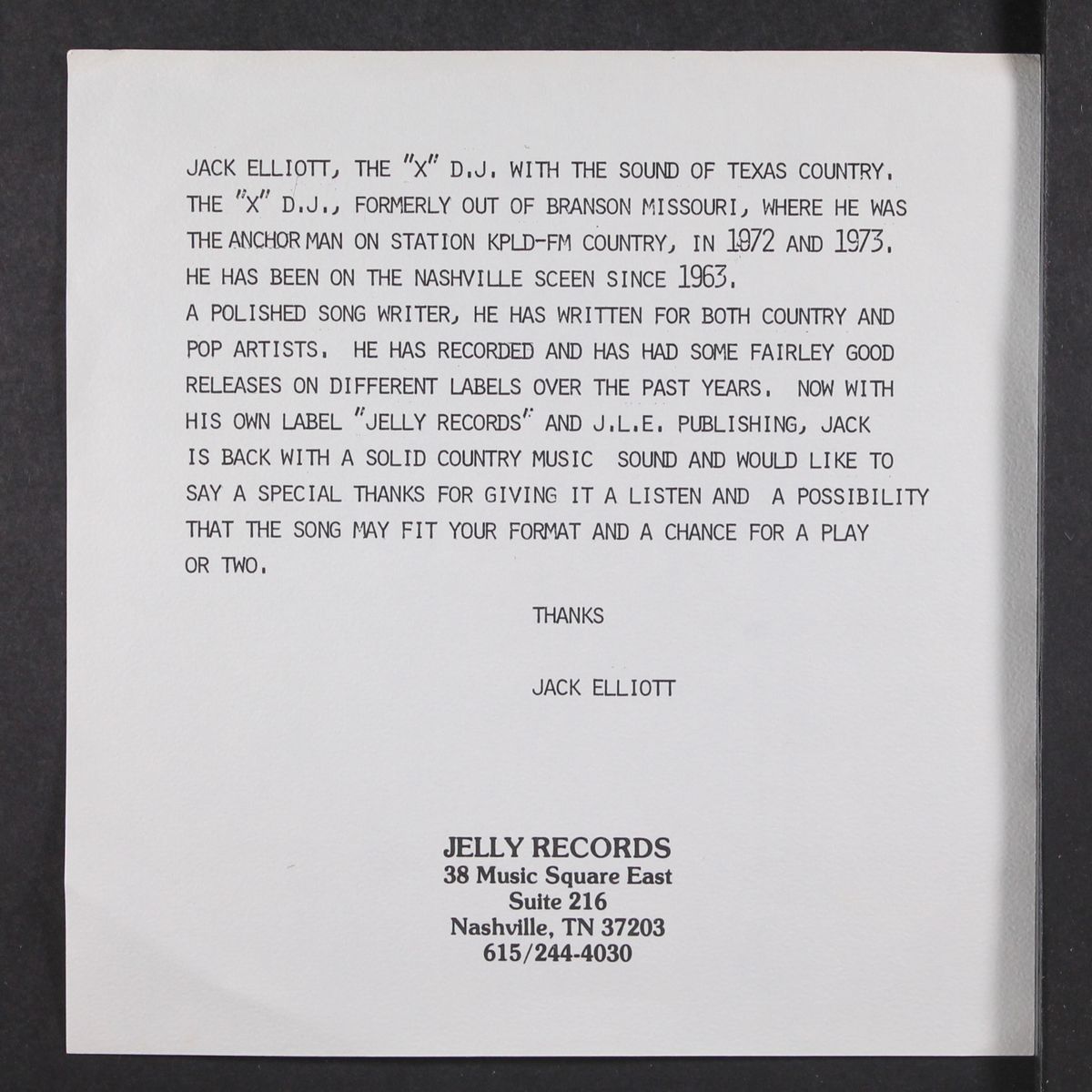 i'm always closing doors and burning bridges by JACK ELLIOTT