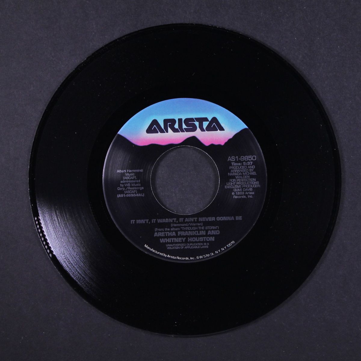it isn't, it wasn't, it ain't never gonna be / if ever a love there was by ARETHA FRANKLIN & WHITNEY HOUSTON