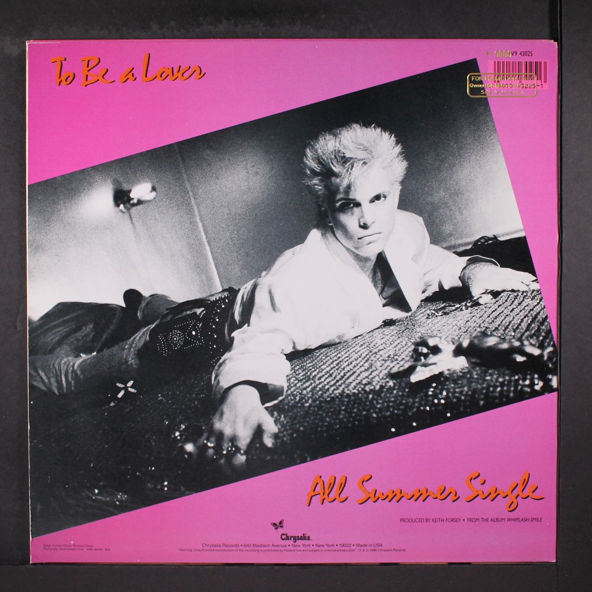 to be a lover by BILLY IDOL