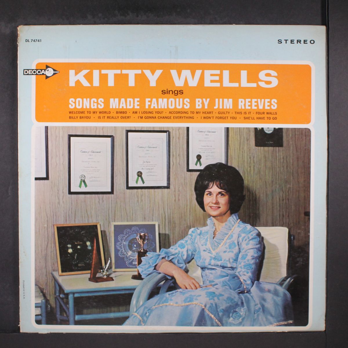 songs made famous by jim reeves by KITTY WELLS