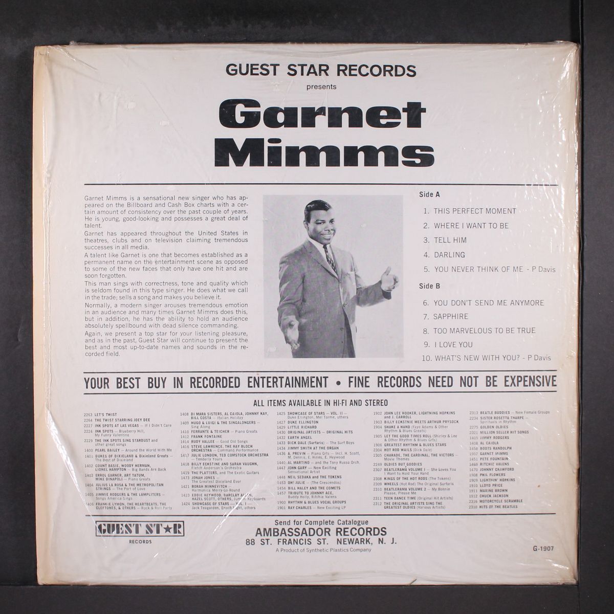 sensational new star by GARNET MIMMS