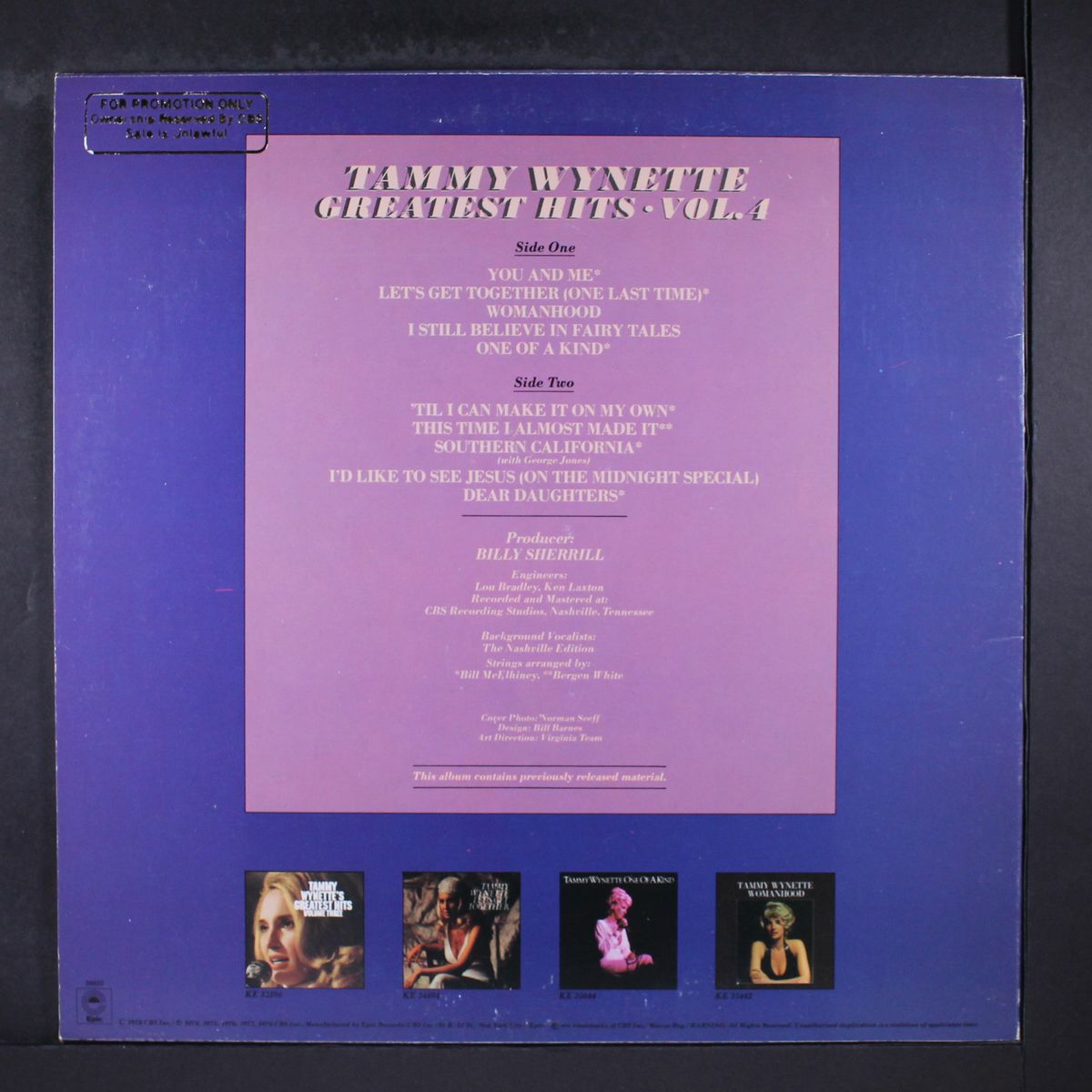 greatest hits, vol. 4 by TAMMY WYNETTE