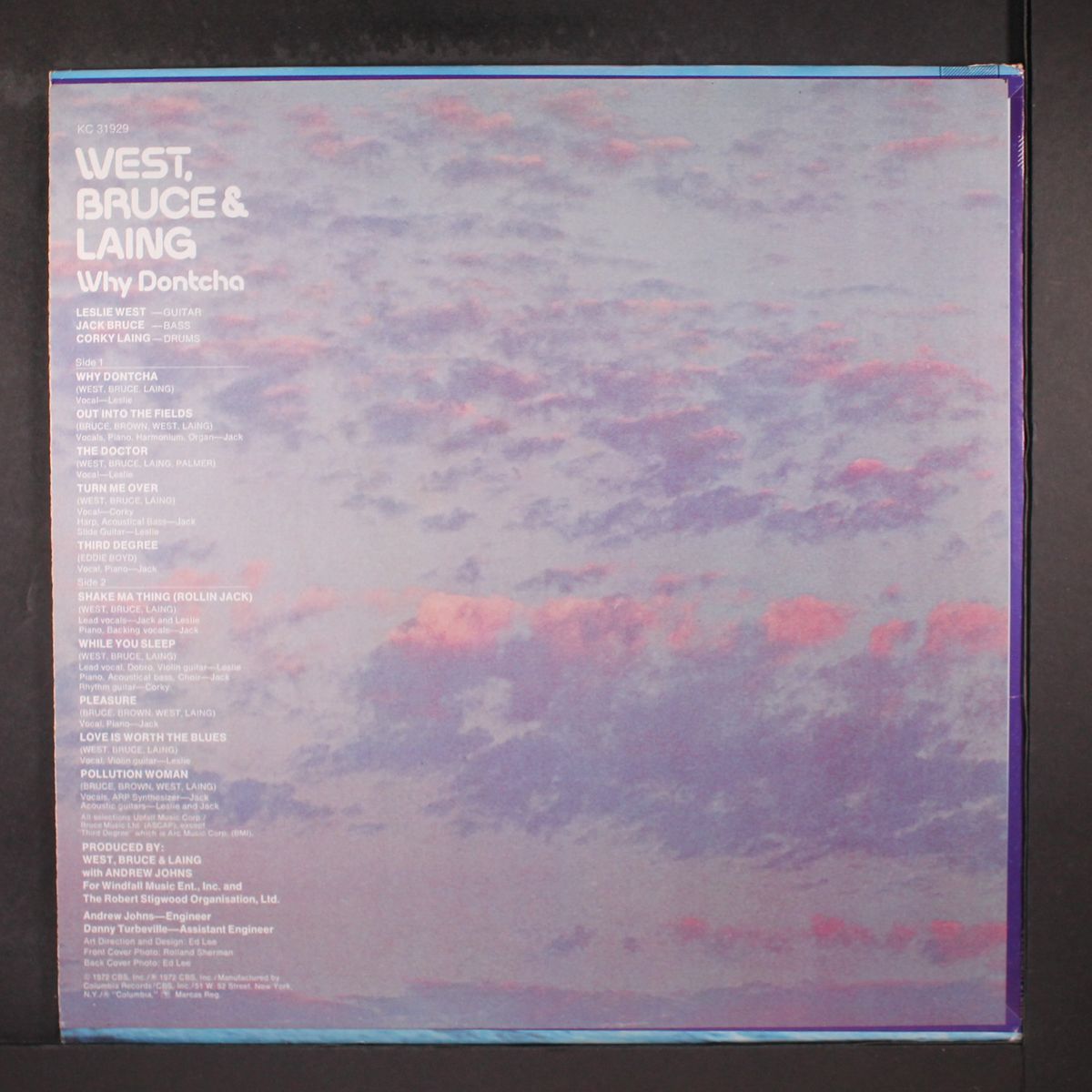 why dontcha by WEST, BRUCE & LAING