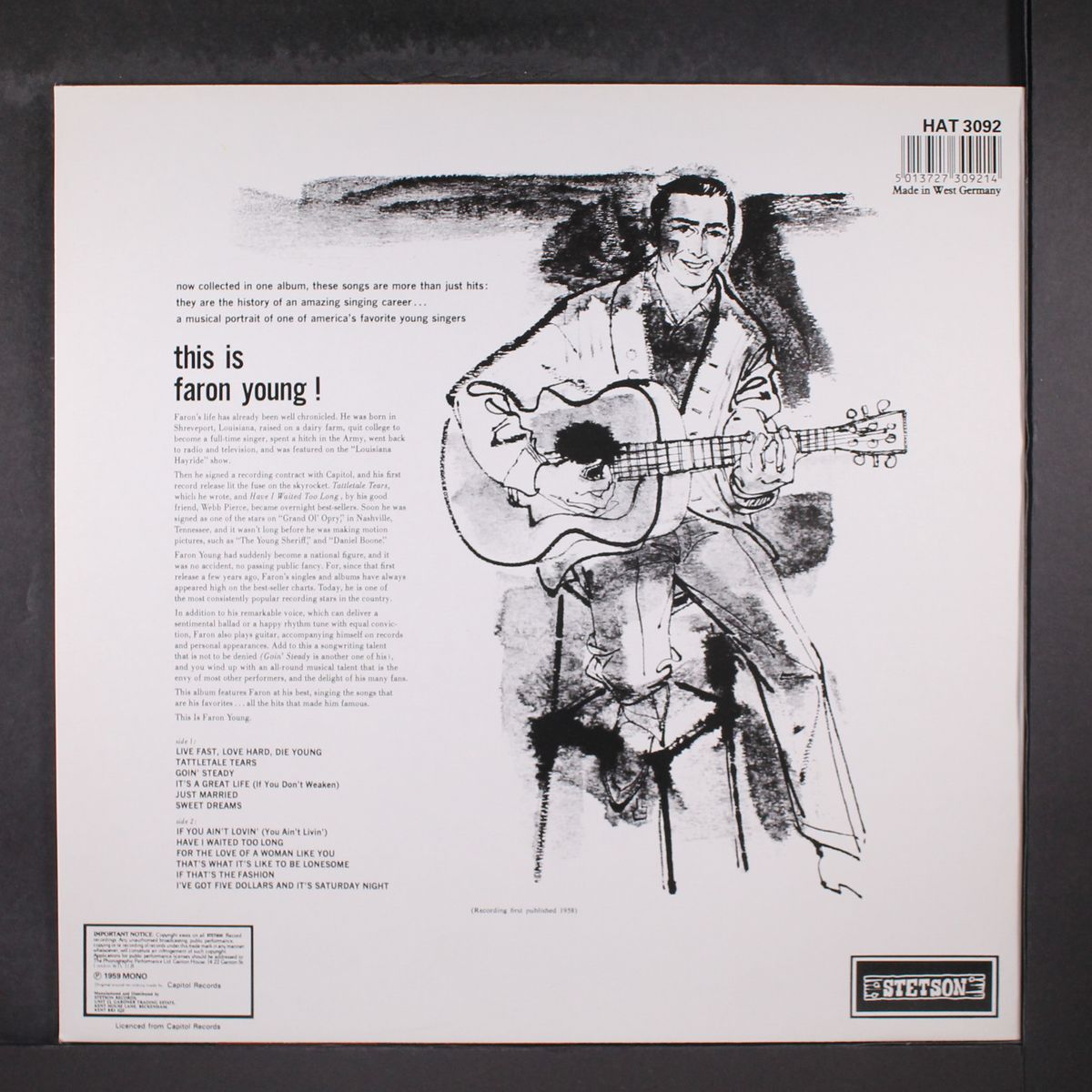 this is by FARON YOUNG