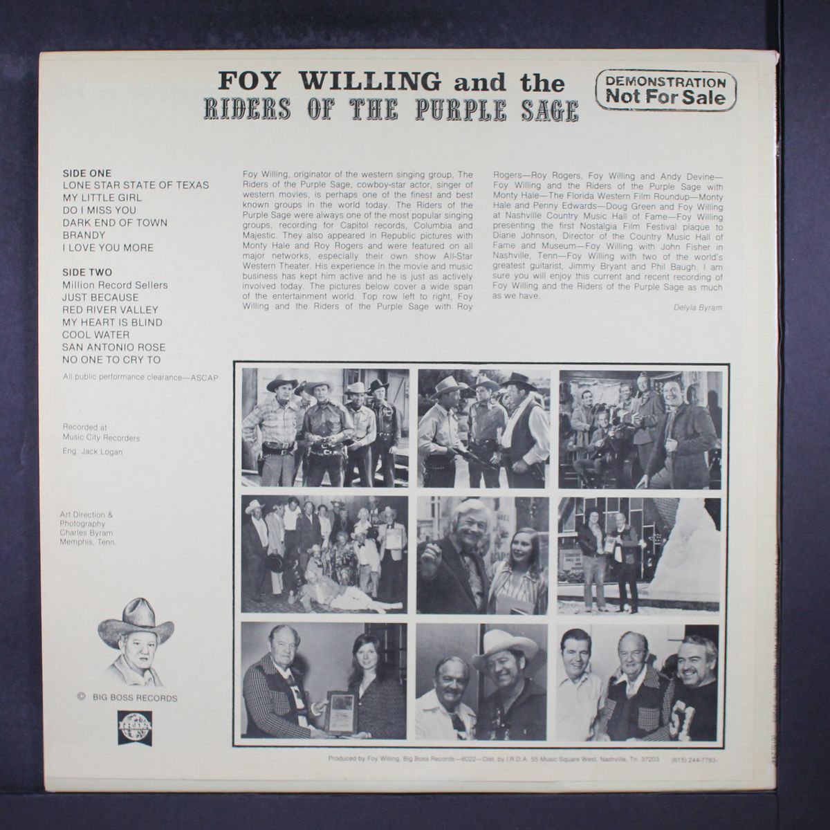 and the riders of the purple sage by FOY WILLING