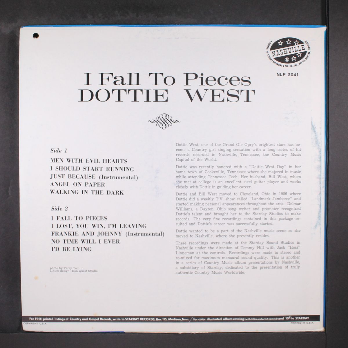 i fall to pieces by DOTTIE WEST