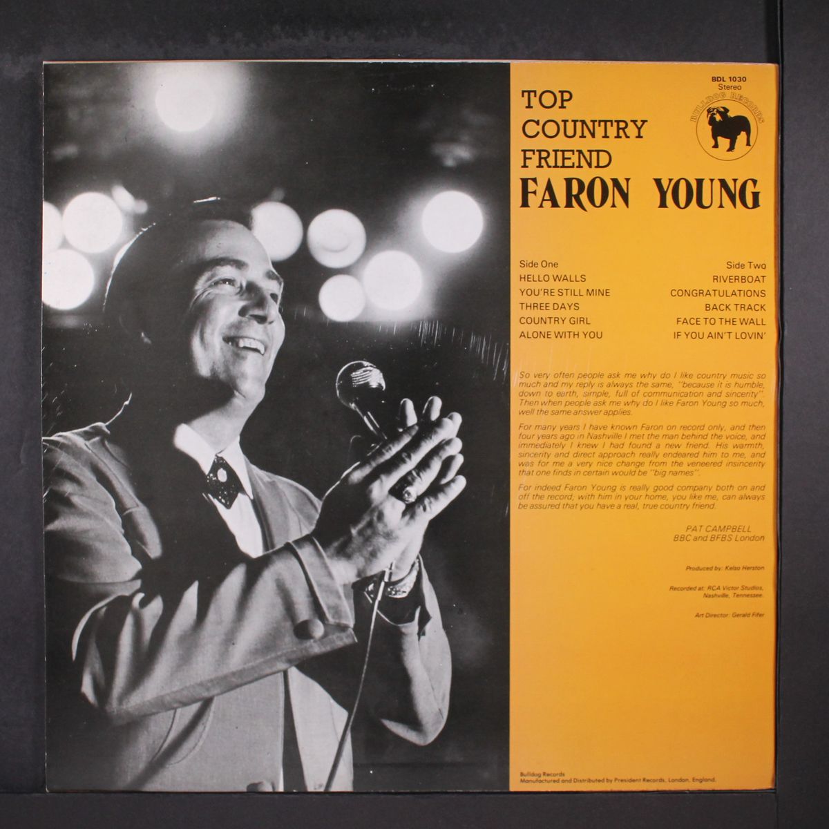top country friend by FARON YOUNG