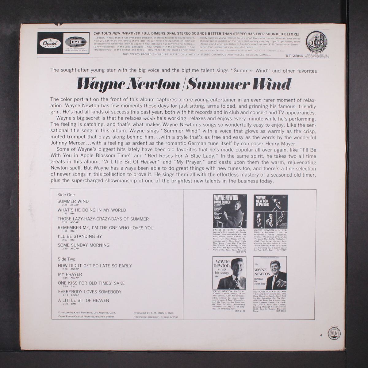 summer wind by WAYNE NEWTON
